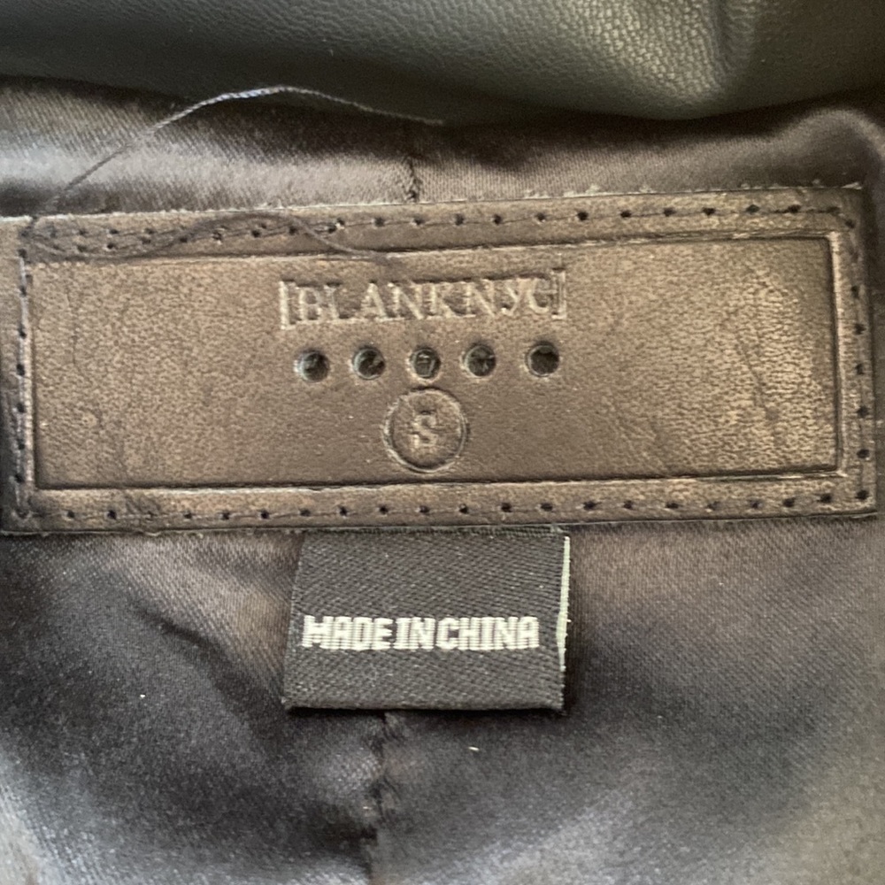 Blank NYC vegan leather moto jacket NWT - Picture 2 of 6
